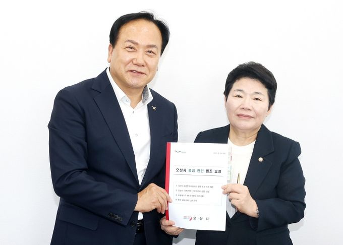 이권재 오산시장, 임이자 국회 기재위원장 찾아 재난안전대응·주요현안사업 예산 건의
