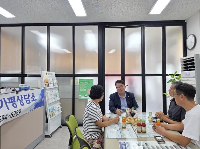 경기도의회 임광현 의원, 용추계곡 수해 피해 소상공인 간담회 개최